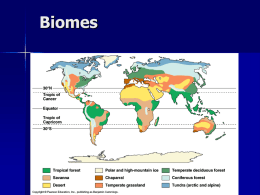 Biomes - Foote