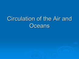 Circulation of the Air and Oceans - GMCbiology