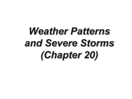 Weather Patterns and Severe Storms