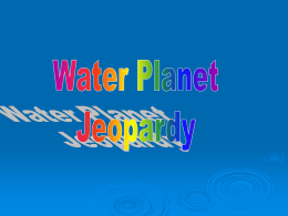 Jeopardywaterplanet - WLCSD
