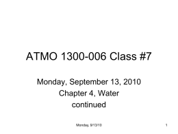 ATMO 1300-005 Class #2