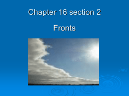 Chapter 16 section 2 fronts