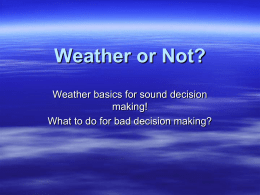 Weather or Not? - the Central Florida Cruise Club Website!