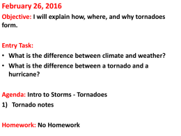 Tornado Notes