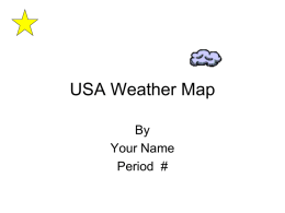 Typical Weather-map symbols used to show wind