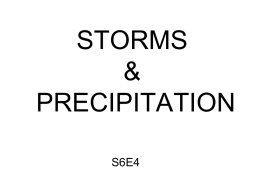 Storms and Precipitation