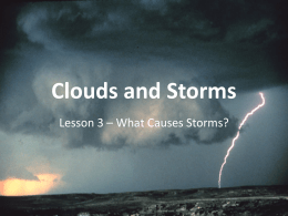 Clouds and Storms