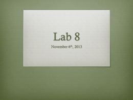 Lab 8