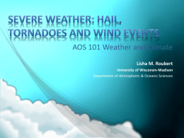 Severe weather - University of Wisconsin–Madison