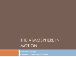 The Atmosphere In Motion