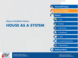 House as a system - Healthy Housing Solutions