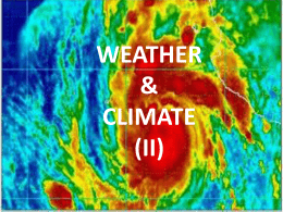 Unit 4 - Weather - CLimate IIx - SRO - Social Science