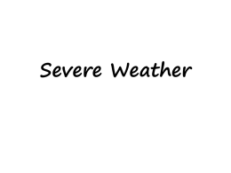 20.3 Severe Storms