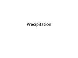 Precipitation