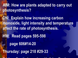 4 - plant adaptations - Hicksville Public Schools / Homepage