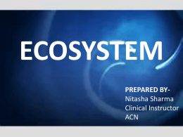 Ecosystem - Akal College Of Nursing