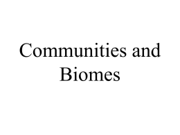Biosphere/Biomes