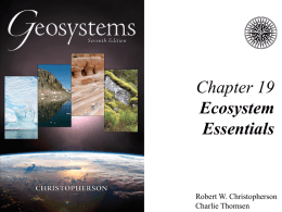 Ecosystem Processes
