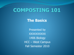 what is compost? - HCC Learning Web