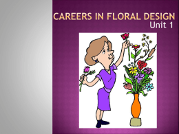 Careers in Floral Design