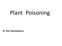 Plant Poisoning