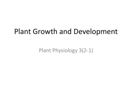 Lec-2 Plant Growth & Development