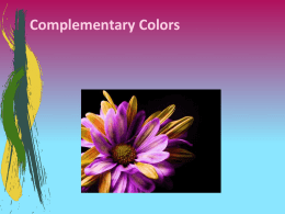 Complementary Colors