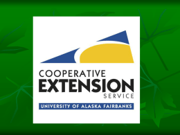 INSECT PESTS - University of Alaska Fairbanks