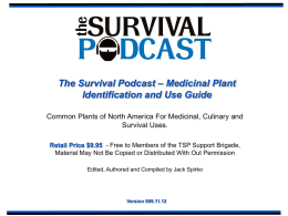 medicinal-plants - The Survival Podcast Gateway