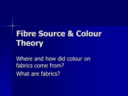 Colour Theory - Health & Social Care & D&T Teaching Resource