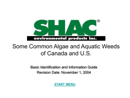 Powerpoint Version - SHAC Environmental Products
