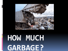 How Much Garbage? - ESC-2