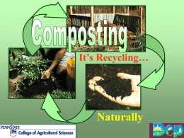 Composting is Recycling Naturally