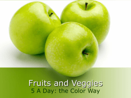 Fruits and Veggies - Saint Paul Public Schools