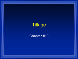 What is Tillage?