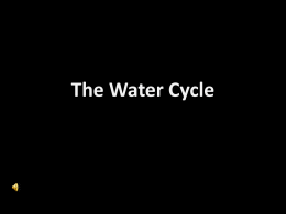 The Water Cycle - Independent School District 196