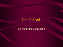 Unit 6 Seeds - MACCRAY Schools