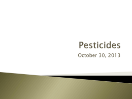 Pesticides - Youth Development & Agricultural Education
