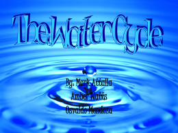 Water Cycle - EDHSGreenSea.net