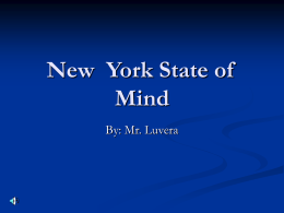 New York State of Mind - Catskill Middle School