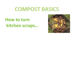 How to turn kitchen scraps into food for your garden