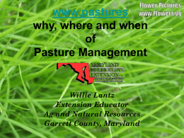 mowing or pasturing - College of Agriculture & Natural Resources