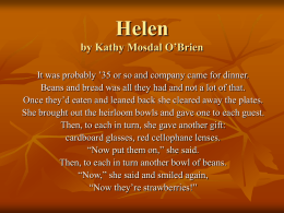 Helen by Kathy Mosdal O`Brien - Montana State University Billings