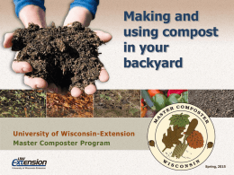 Master Composter - University of Wisconsin