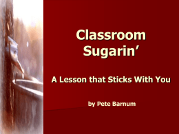 Maple Syrup in the Classroom by Pete Barnum