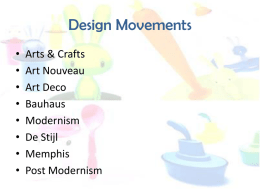 Design Movements (NEW!)