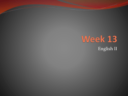 Week 13 - CandelarioYHS