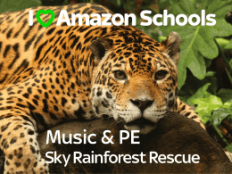 Music and PE - Sky Rainforest Rescue