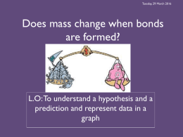 Does mass change when bonds are formed?