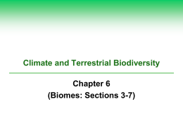 How Does Climate Affect the Nature and Locations of Biomes?